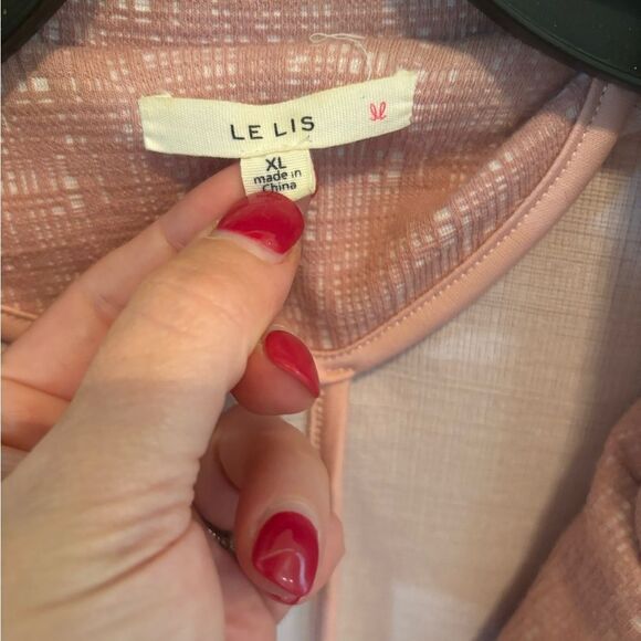 Anthropologie Le Lis Pink Blazer Relaxed Fit Suit Jacket - Picture 3 of 5